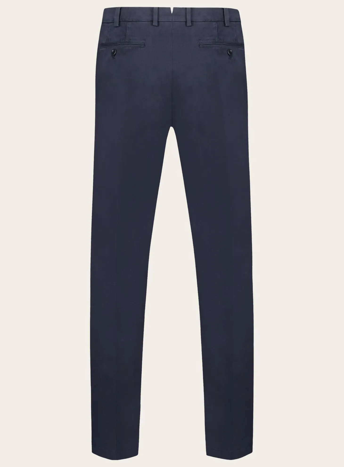 Slim-Fit Pantaflat Broek Van Katoen