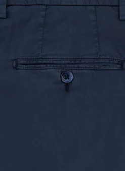Slim-Fit Pantalon Van Katoen
