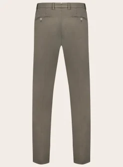 Slim-Fit Pantalon Van Katoen