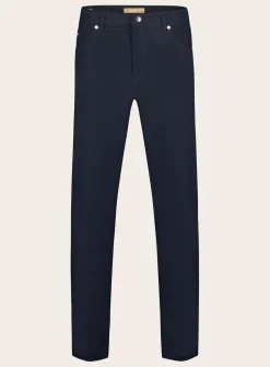 Slim-Fit 5-Pocket Broek Van Cashmere