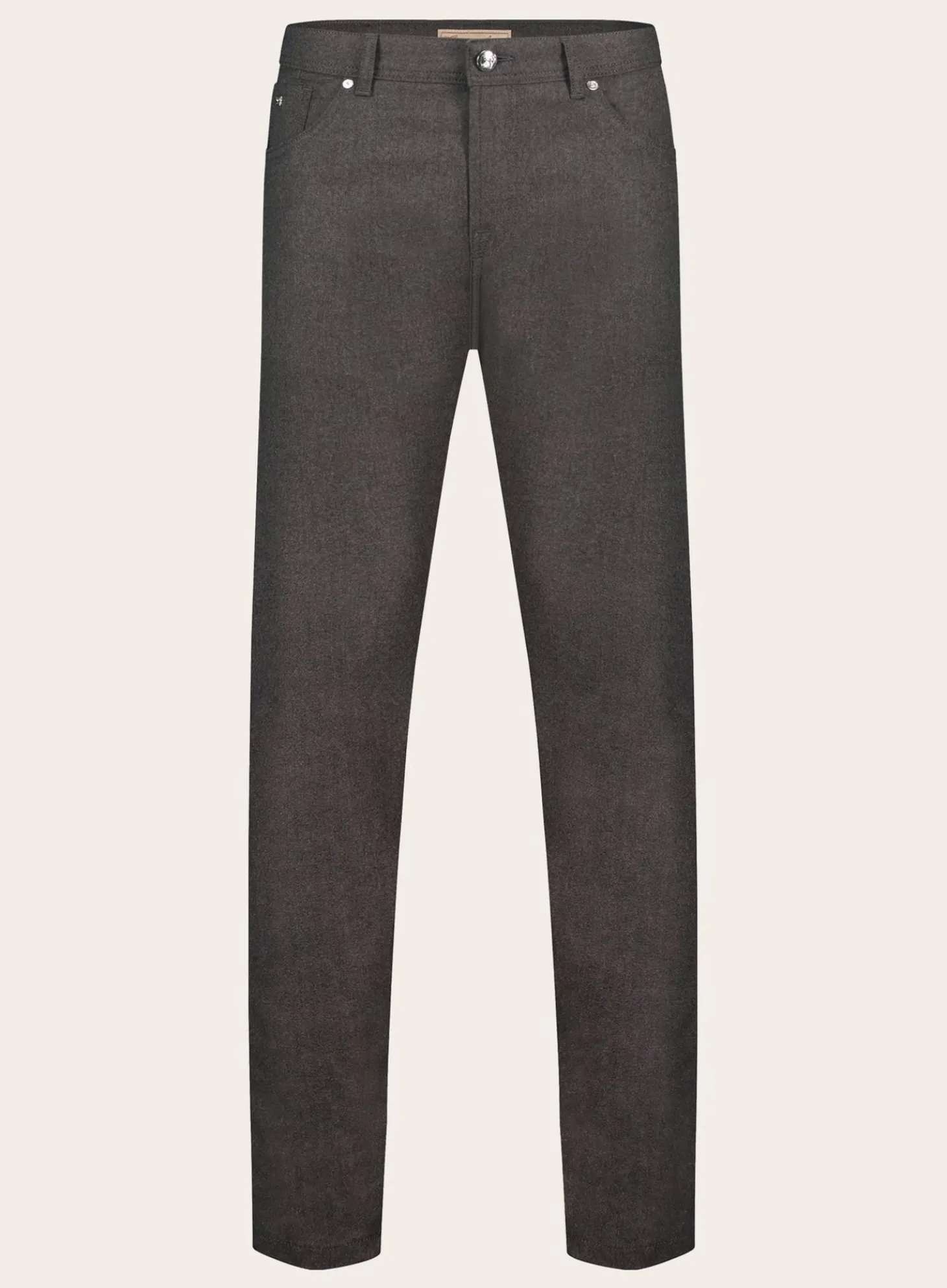 Slim-Fit 5-Pocket Broek Van Cashmere