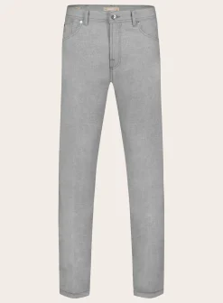 Slim-Fit 5-Pocket Broek Van Cashmere