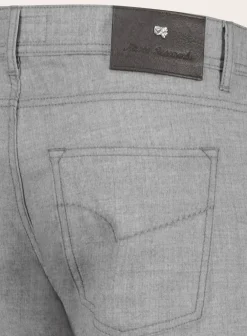 Slim-Fit 5-Pocket Broek Van Cashmere