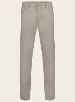 Slim-Fit 5-Pocket Broek Van Cashmere