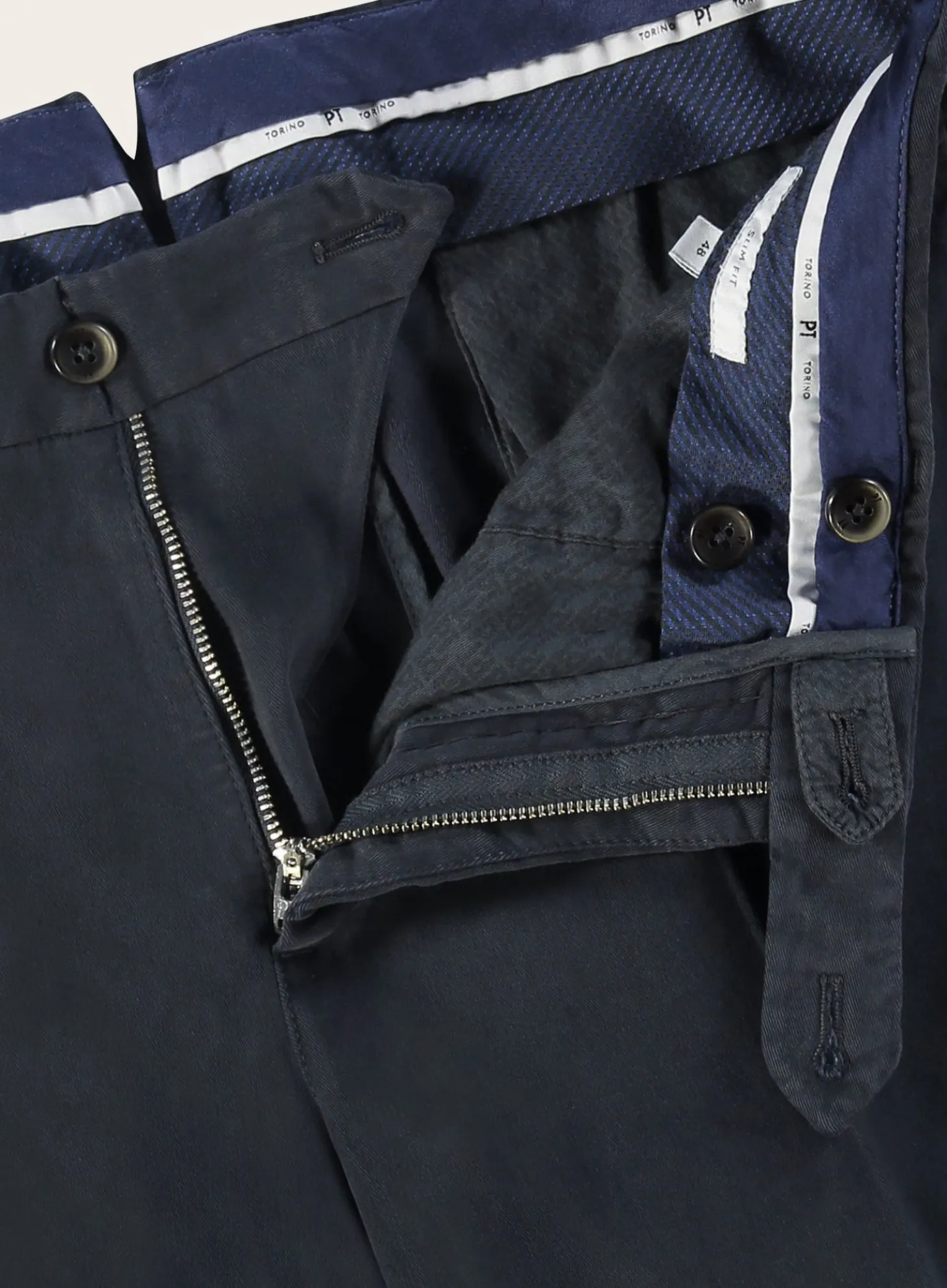 Slim-Fit Stretch Pantalon