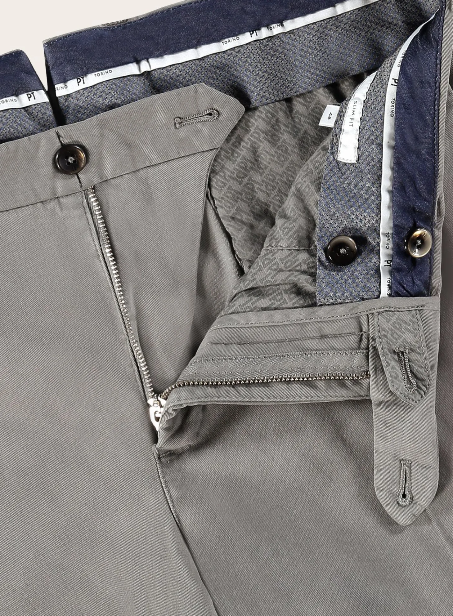 Slim-Fit Stretch Pantalon