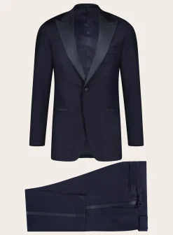 Slim-Fit Tuxedo Van Wol