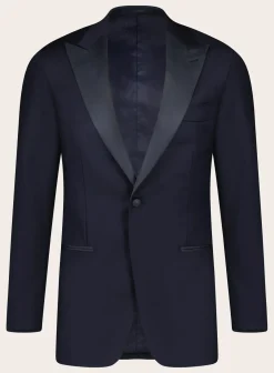 Slim-Fit Tuxedo Van Wol