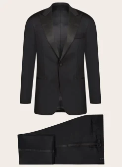 Slim-Fit Tuxedo Van Wol