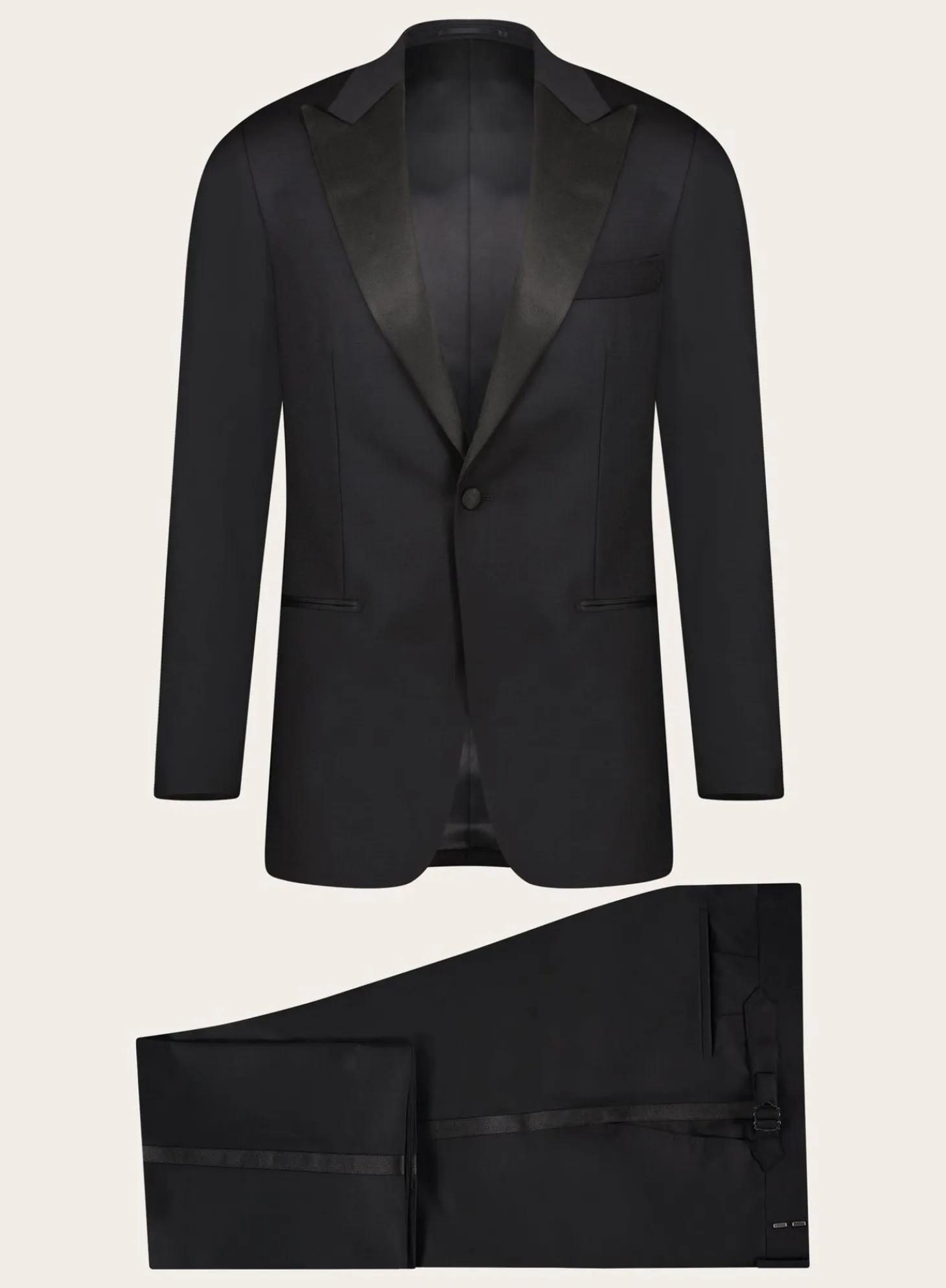 Slim-Fit Tuxedo Van Wol