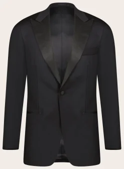 Slim-Fit Tuxedo Van Wol