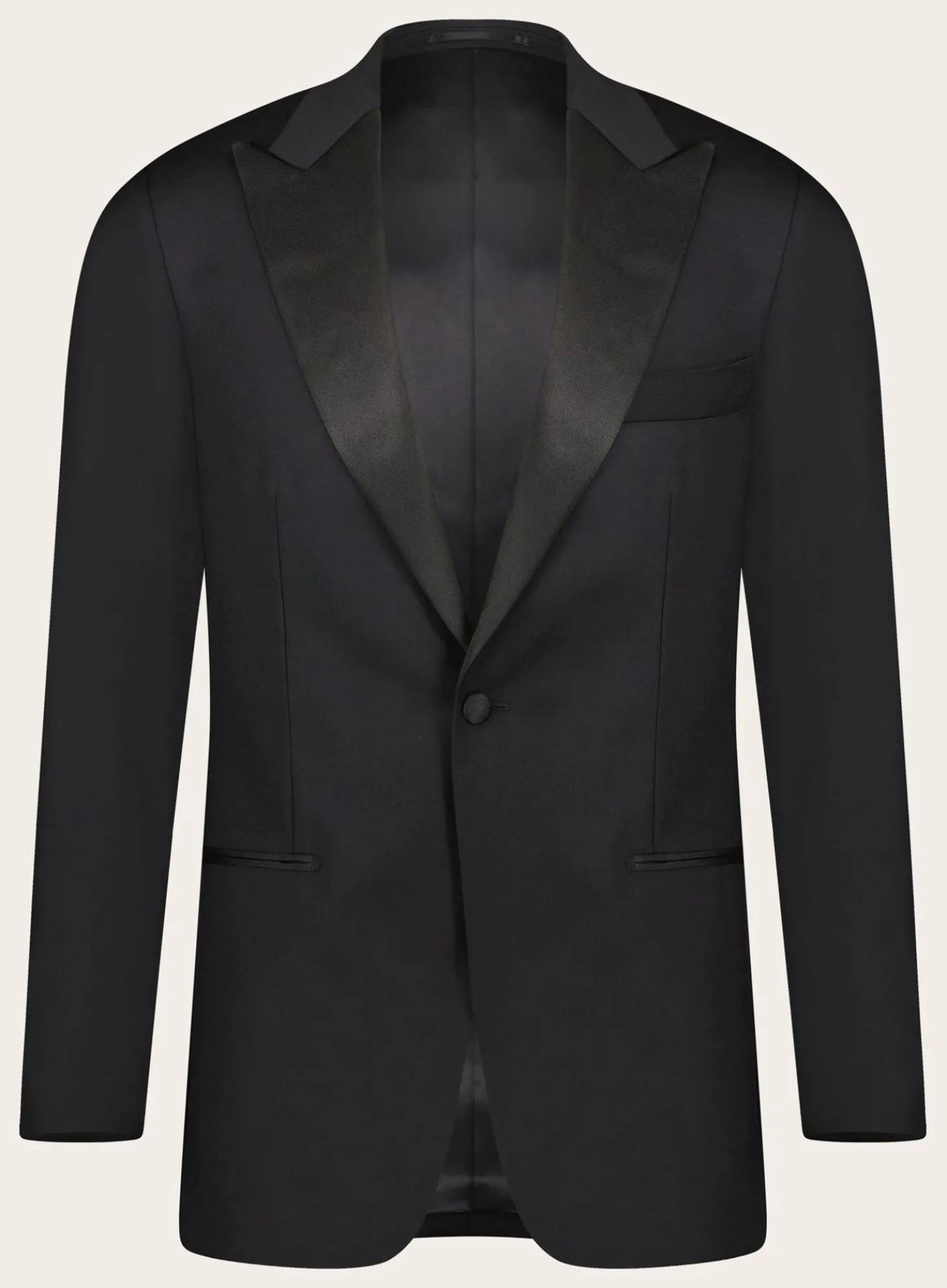 Slim-Fit Tuxedo Van Wol