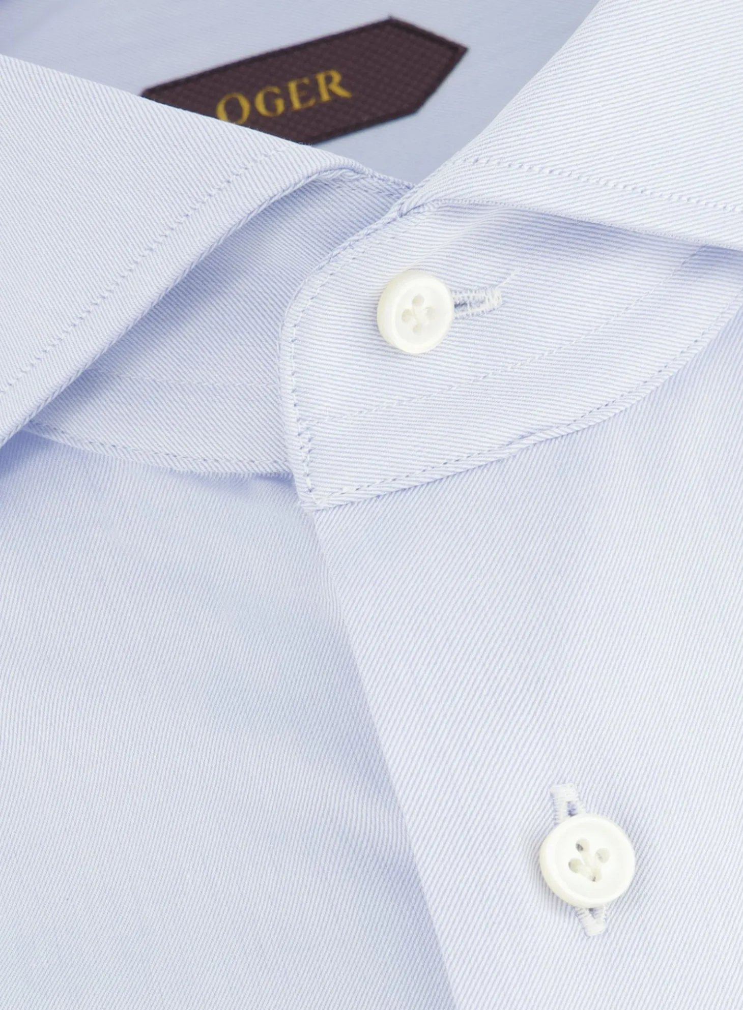 Slim-Fit Twill Overhemd