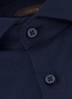 Slim-Fit Twill Shirt Van Katoen