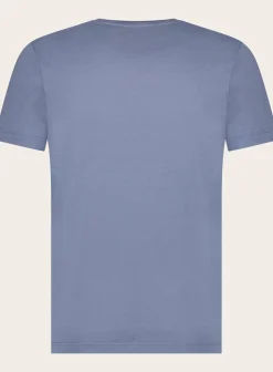 Slim-Fit Zijden-Katoenen T-Shirt