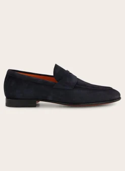 Suede Carlos Penny Loafers
