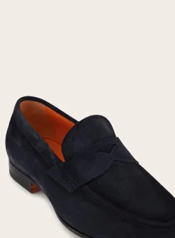 Suede Carlos Penny Loafers