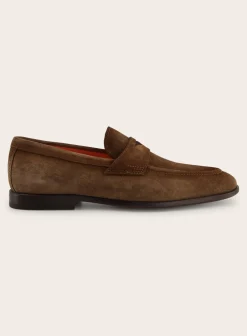 Suede Carlos Penny Loafers