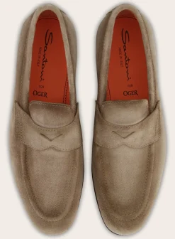 Suede Carlos Penny Loafers