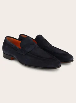 Suede Carlos Penny Loafers