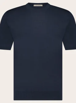 T-Shirt Van Katoen En Cashmere