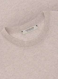 T-Shirt Van Katoen En Cashmere