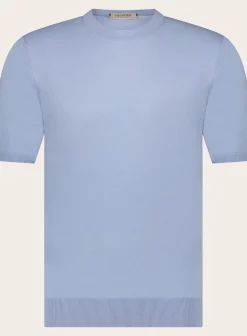 T-Shirt Van Katoen En Cashmere