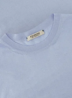 T-Shirt Van Katoen En Cashmere