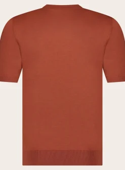T-Shirt Van Katoen En Cashmere