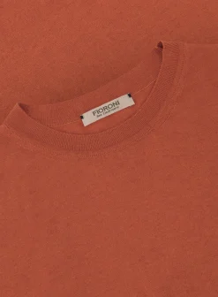 T-Shirt Van Katoen En Cashmere
