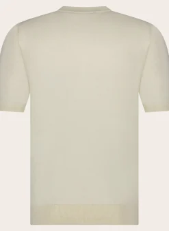 T-Shirt Van Katoen En Cashmere