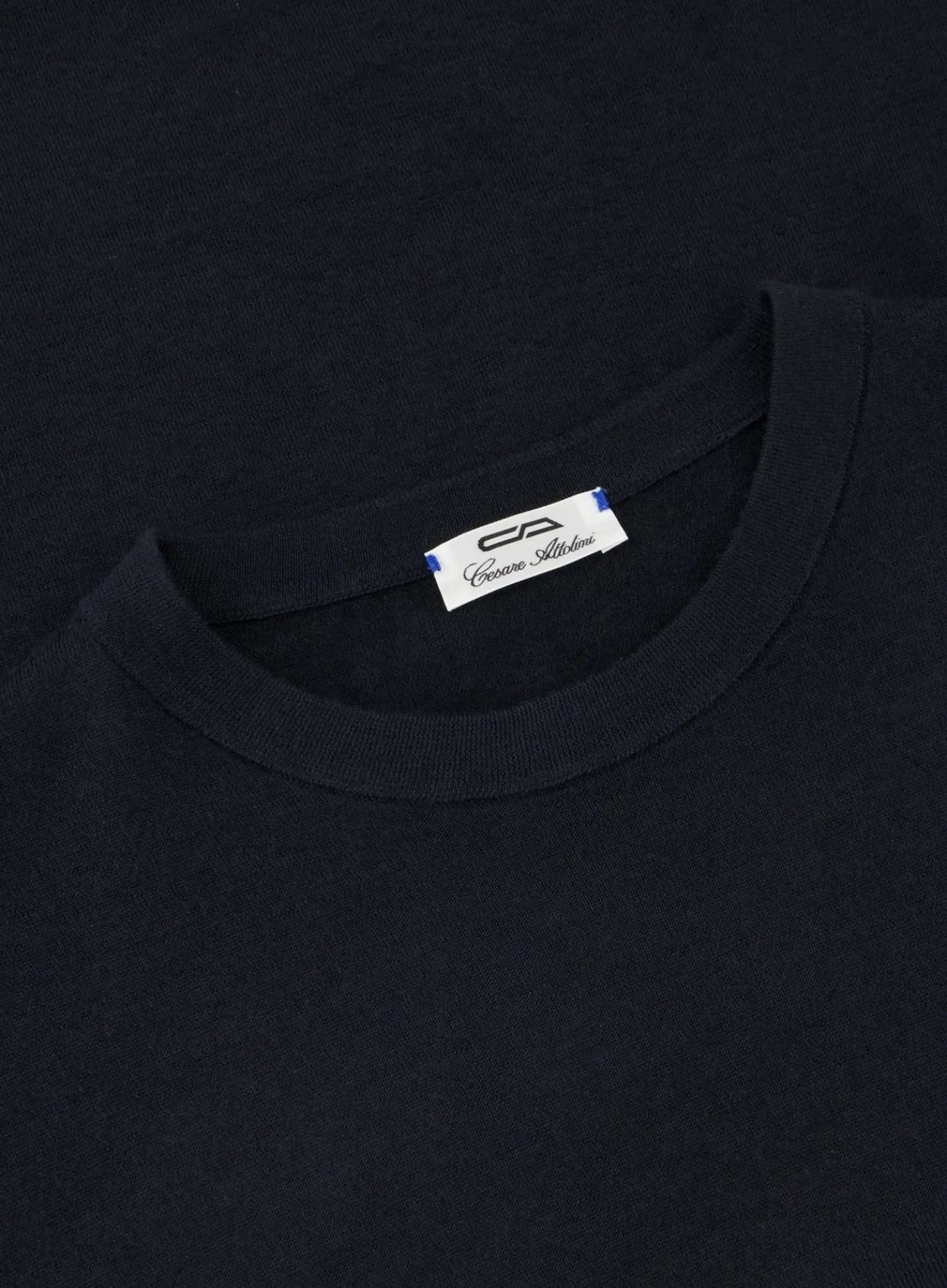 T-Shirt Van Katoen En Cashmere