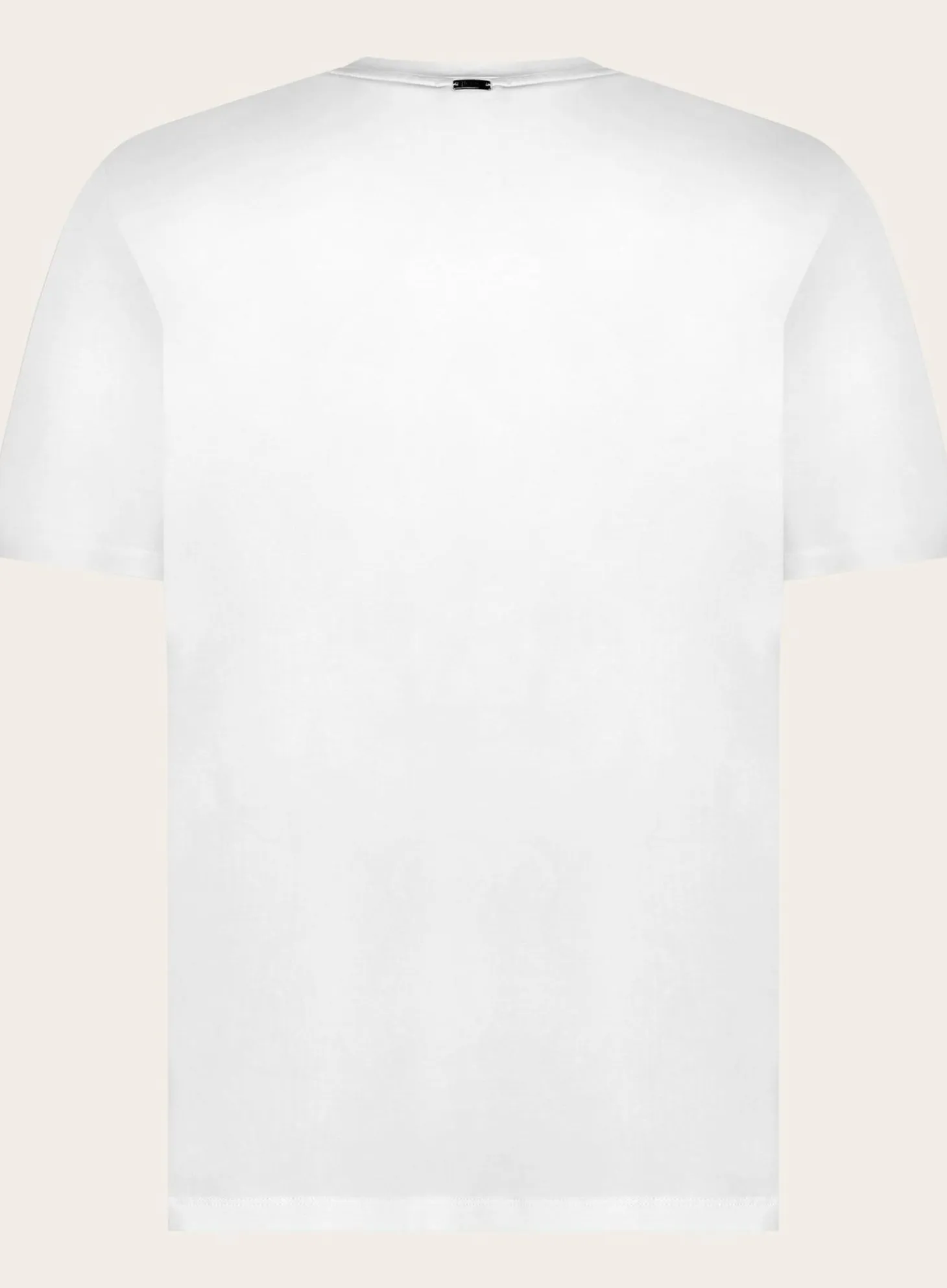 T-Shirt Van Katoen En Elastaan