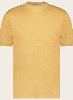 T-Shirt Van Linnen En Katoen