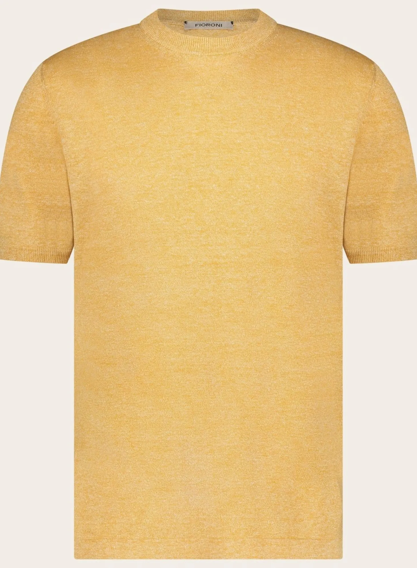 T-Shirt Van Linnen En Katoen