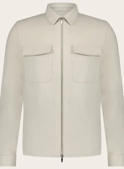 Urus Overshirt Van Zijde En Wol