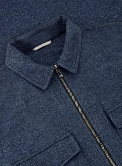 Urus Overshirt Van Zijde En Wol