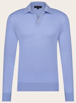 Virgin Wolle Lange Mouwen Polo