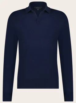 Virgin Wolle Lange Mouwen Polo