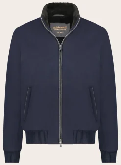 Wollen-Cashmere Bomberjack