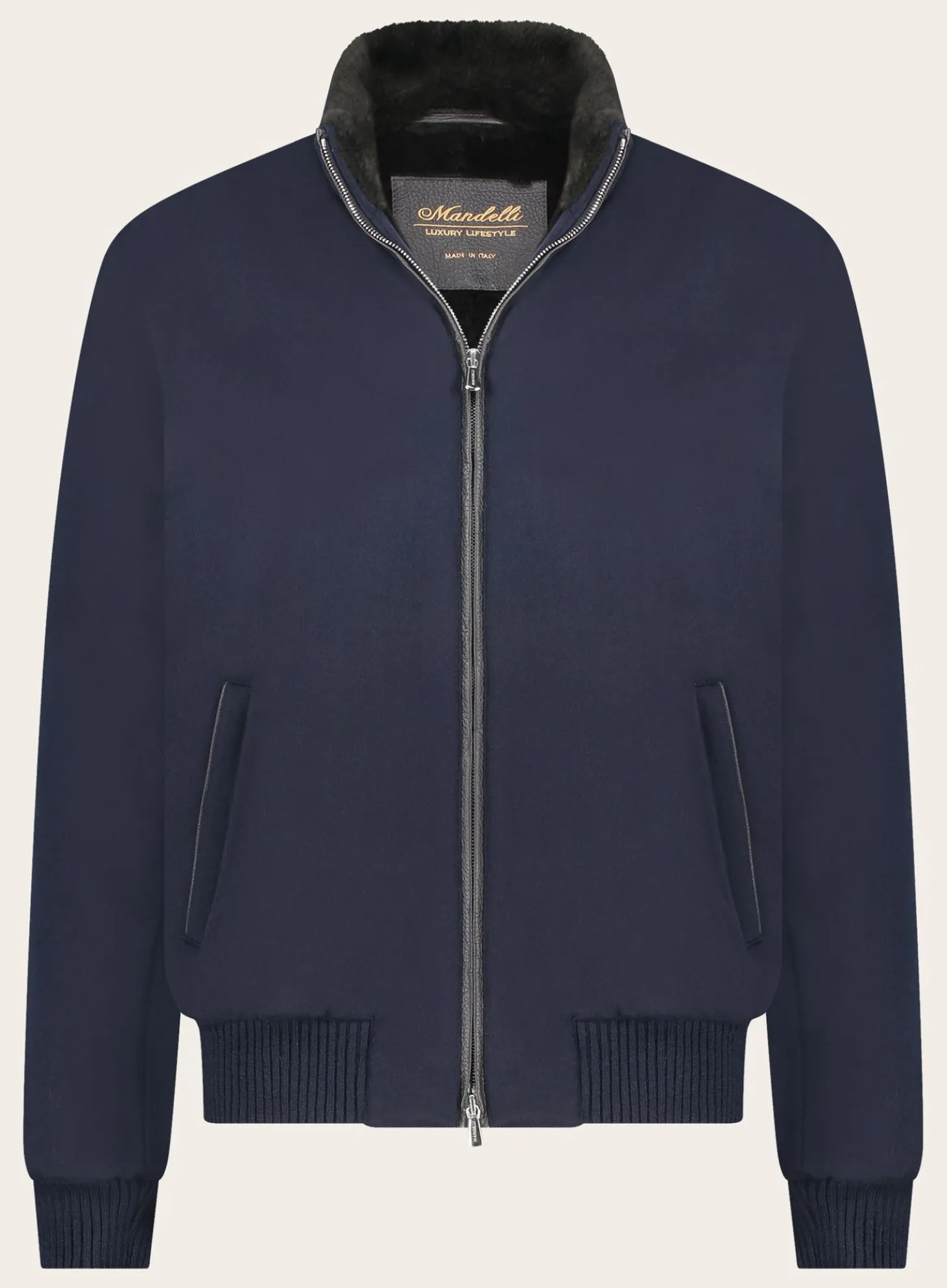 Wollen-Cashmere Bomberjack