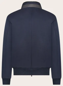 Wollen-Cashmere Bomberjack