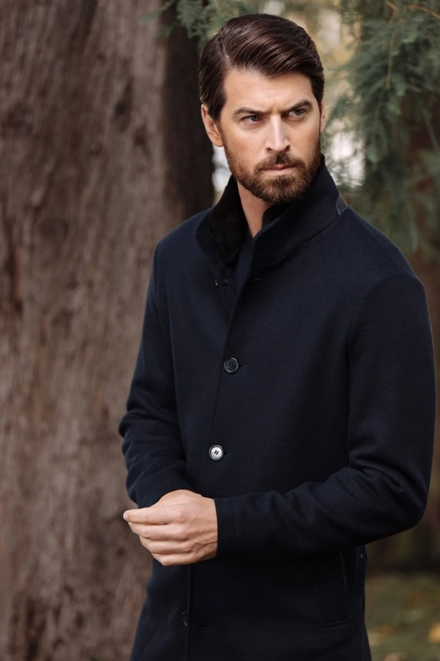 Wollen-Cashmere Mantel
